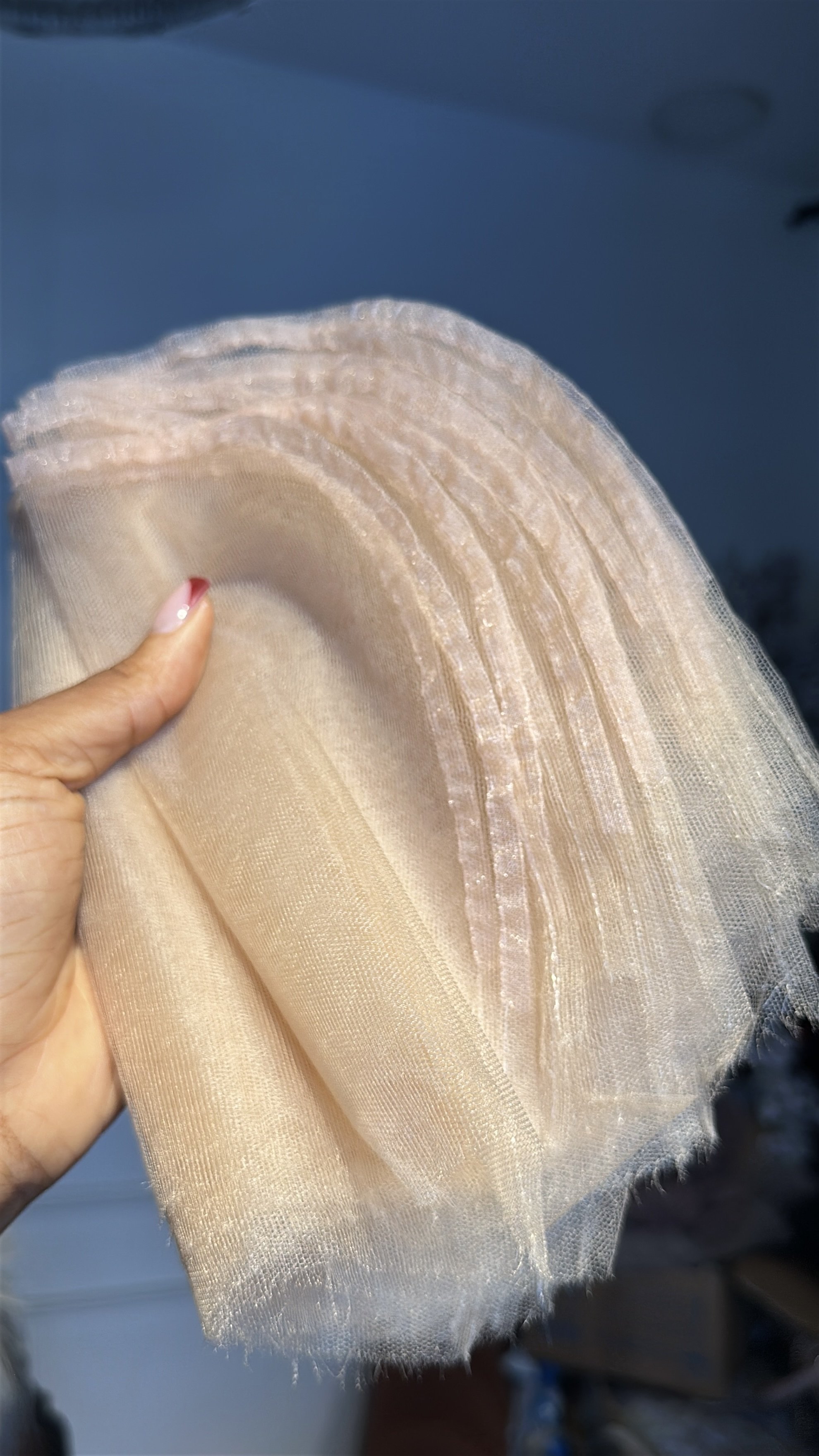 Lace cutting  and prepping services